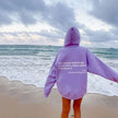 Oversized Hoodie Women Slogan Print Relaxed Fit