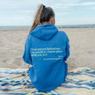 Oversized Hoodie Women Slogan Print Relaxed Fit