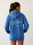 Oversized Hoodie Women Slogan Print Relaxed Fit