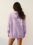 Oversized Hoodie Women Slogan Print Relaxed Fit