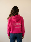 Oversized Hoodie Women Slogan Print Relaxed Fit