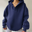 Oversized Hoodie Women, Soft Relaxed-Fit Hooded Sweatshirt