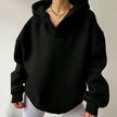 Oversized Hoodie Women, Soft Relaxed-Fit Hooded Sweatshirt