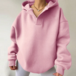 Oversized Hoodie Women, Soft Relaxed-Fit Hooded Sweatshirt