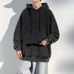 Oversized Hoodie Women Washed Look Relaxed Fit Soft Cotton
