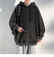 Oversized Hoodie Women Washed Look Relaxed Fit Soft Cotton