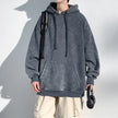 Oversized Hoodie Women Washed Look Relaxed Fit Soft Cotton