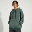 Oversized Hoodie Women Washed Look Relaxed Fit Soft Cotton