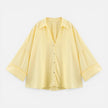 Lightweight women's summer blouse by FJØRNA, loose fit vacation shirt with airy fabric and relaxed style.