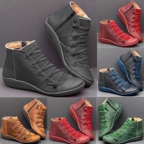 Faye | Women's support boots with Leather Comfortable Casual Everyday for Walking