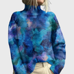 Caroline | Women's Turtleneck Patterned Sweater with High-Neck Cozy Soft for Layering