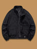 Snap Button Jacket Men Stand Collar Regular Fit Lightweight