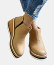 Brooklyn | Women's Heeled Ankle Boots with Block-Heel Comfortable Casual Everyday Walking