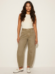Barrel Leg Jeans Women High Waist Relaxed Fit