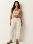 Barrel Leg Jeans Women High Waist Relaxed Fit