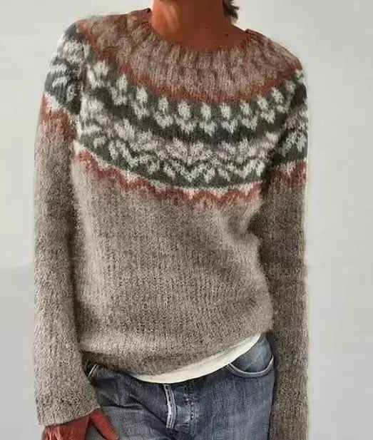 Allegra | Women's Soft Cozy Knit Sweater with Delicate Detailing Elegant Long-Sleeve