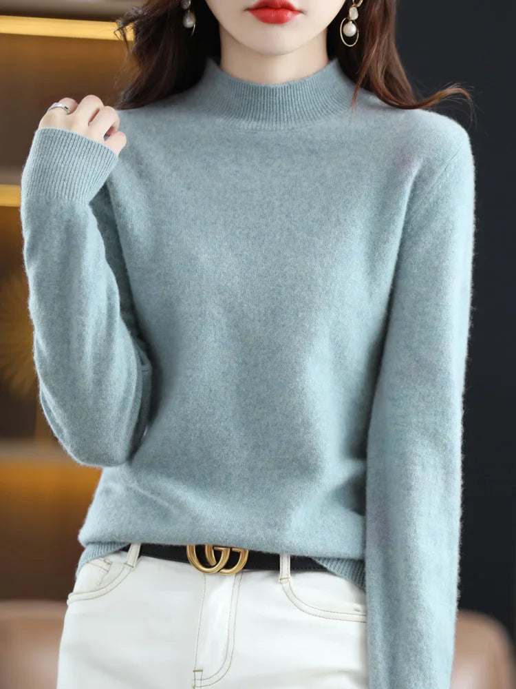 Pia | Women's Knit Turtleneck Sweater