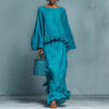 FJØRNA Hannah Bohemian two-piece dress set featuring a casual wedding dress with flowing fabric and boho-inspired design.