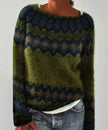 Layla | Women's Cozy Printed Sweater with Elegant Fit Soft for Everyday
