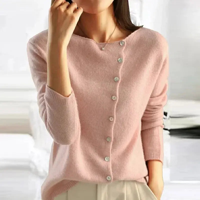 Olivia | Women's Elegant Knit Sweater with Breathable Fabric Cozy for Autumn