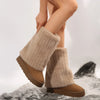 Henriette | Women's Mid-Calf Knit-Cuff Winter Boots