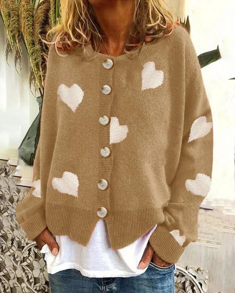 Wren | Women's Relaxed-Fit Cozy Knit Sweater for Casual Wear with Wrap for Everyday