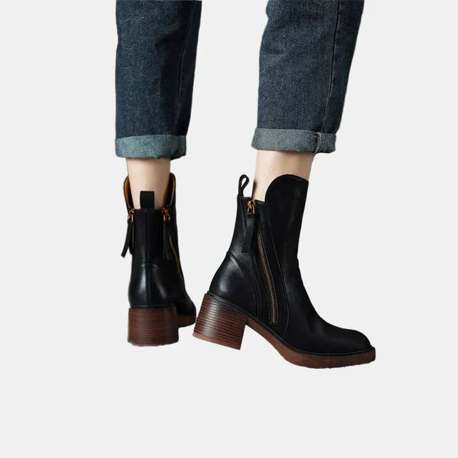 Taylor | Women's Platform Boots with Comfortable Casual Everyday Walking Lightweight