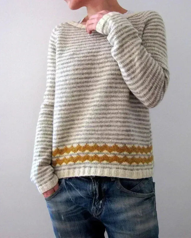 Millie | Women's Relaxed-Fit Cozy Knit Sweater for Layering with Chic for Winter
