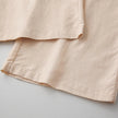 FJØRNA women's knit wide-leg trousers, loose pull-on pants with a relaxed fit, displayed on a neutral background.