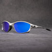 FJØRNA polarized men's sunglasses with UV400 protection, lightweight accessories, featuring dark tinted lenses and sleek frame.