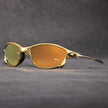 FJØRNA polarized men's sunglasses with UV400 protection, lightweight accessories, featuring sleek frame and tinted lenses.