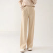 Women’s Merino wool wide-leg joggers by FJØRNA, showcasing soft, comfortable fabric and relaxed fit in a stylish pant design.