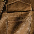Faux Leather Jacket Women Utility Turn-Down Collar