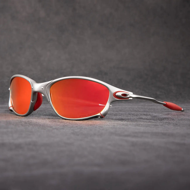 FJØRNA polarized men's sunglasses with UV400 protection, lightweight accessories, sleek design, and tinted lenses.