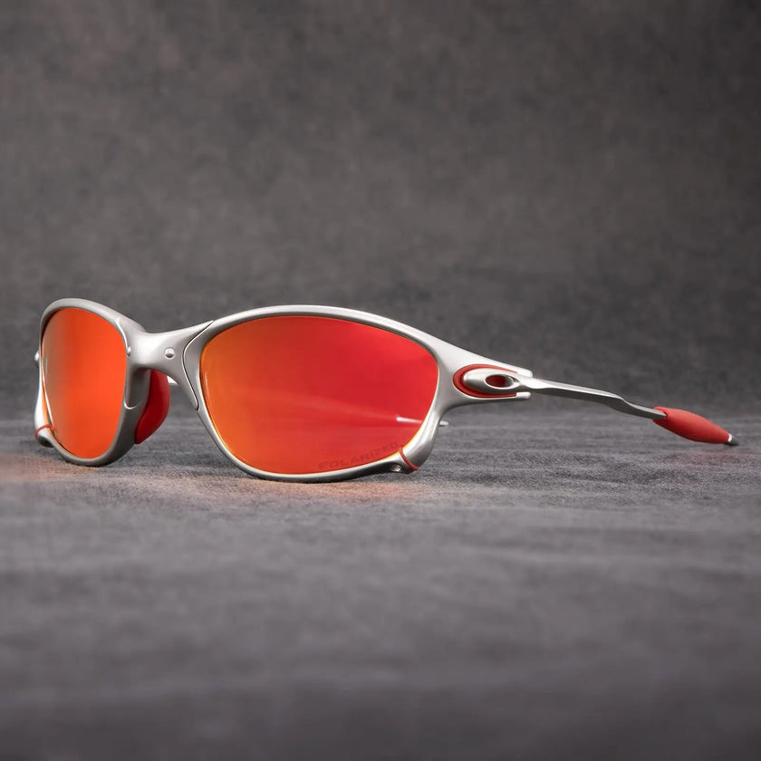 FJØRNA polarized men's sunglasses with UV400 protection, lightweight accessories, sleek design, and tinted lenses.