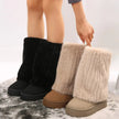 Henriette | Women's Mid-Calf Knit-Cuff Winter Boots