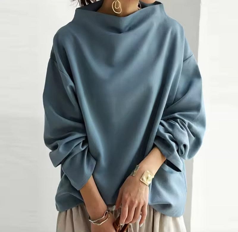Elly | Women's Versatile Knit High Neck Sweater Pullover