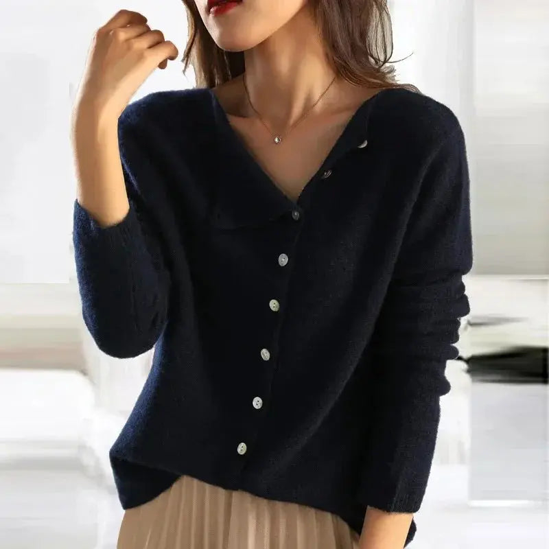 Olivia | Women's Elegant Knit Sweater with Breathable Fabric Cozy for Autumn