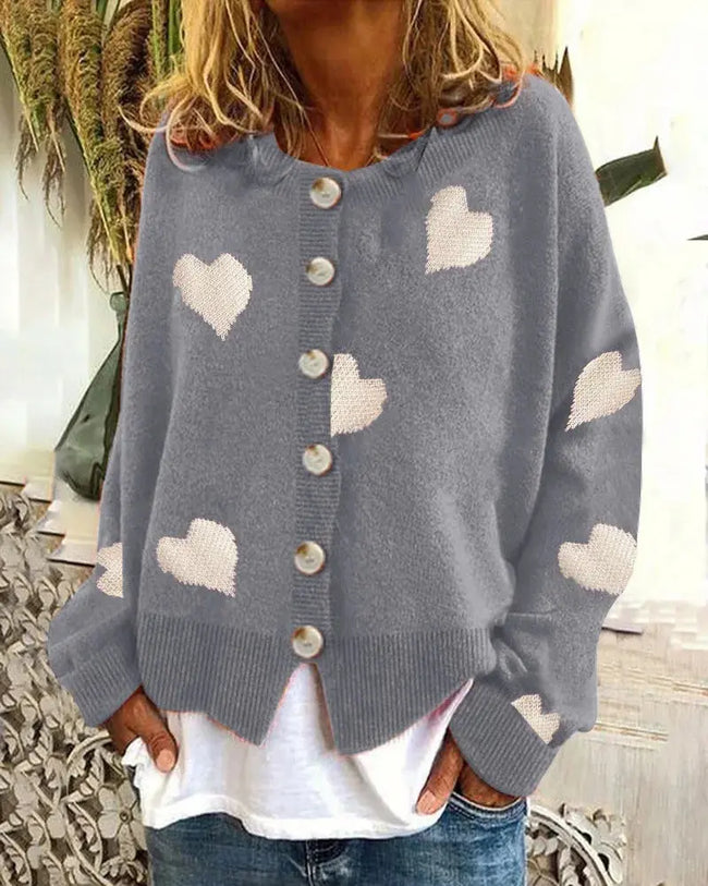 Wren | Women's Relaxed-Fit Cozy Knit Sweater for Casual Wear with Wrap for Everyday