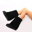 Henriette | Women's Mid-Calf Knit-Cuff Winter Boots