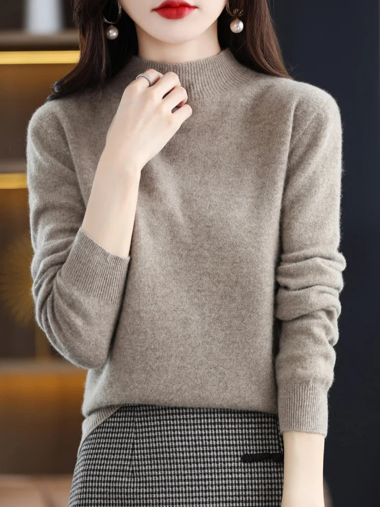 Pia | Women's Knit Turtleneck Sweater