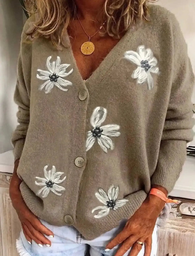 Marnie | Women's Soft Printed Knit Sweater with Cozy Feel for Everyday