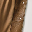 Faux Leather Jacket Women Utility Turn-Down Collar