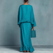 FJØRNA Hannah Bohemian two-piece dress set featuring a casual wedding dress with flowing fabric and boho-inspired design.