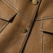 Faux Leather Jacket Women Utility Turn-Down Collar