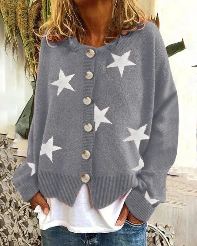 Hallie | Women's Loose Fit Cozy Knit Sweater with Relaxed Silhouette for Everyday