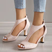 FJØRNA women's orthopedic heeled sandals with non-slip sole, stylish open-toe design and supportive footbed for comfort.