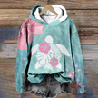 Diane | Women's Cozy Oversized Knit Nordic Hoodie Sweatshirt