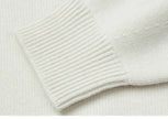 Turtleneck Sweater Women Contrast Seam Relaxed Fit