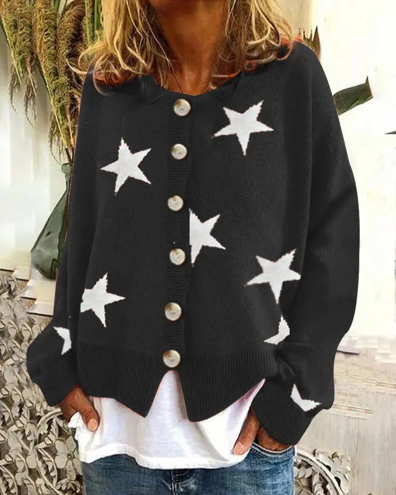 Hallie | Women's Loose Fit Cozy Knit Sweater with Relaxed Silhouette for Everyday